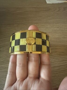 Mackenzie Childs Wide checkered bracelet